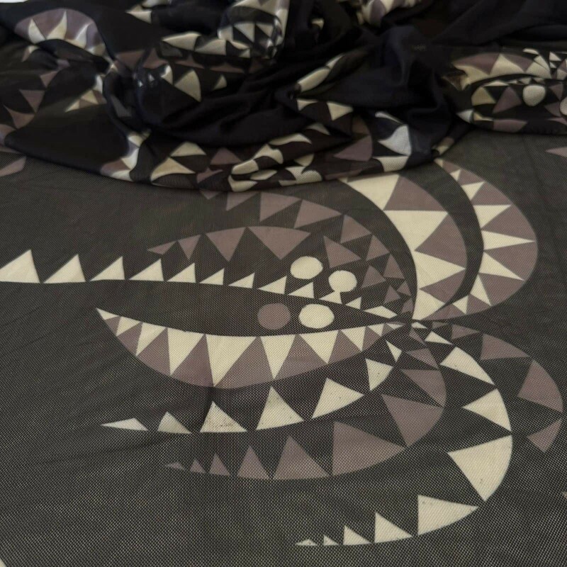 Último Corte - 1,15m - Tule de Poliamida - Estampado 