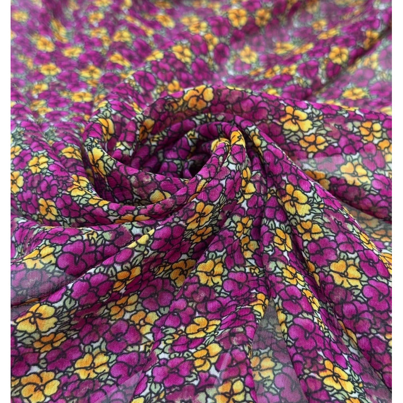 Georgette Liberty Fúcsia 