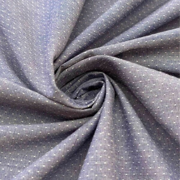 Chambray - Dupla Face - Jeans Estonado - (Fio Tinto) Chambray - Dupla Face - Jeans Estonado - (Fio Tinto)