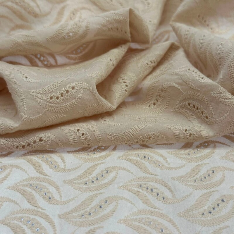 Laise Paisley - 100% Algodão - Areia