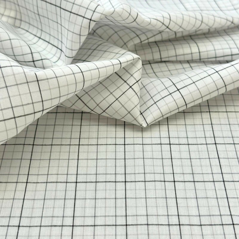 Tricoline Xadrez Grid - (Fio Tinto) Tricoline Xadrez Grid - (Fio Tinto)