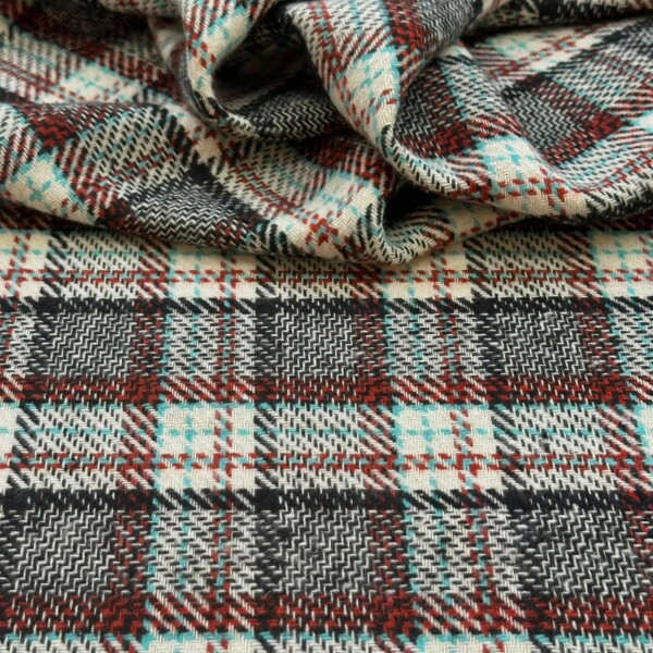 Tweed Xadrez Tartan - Fio Tinto Tweed Xadrez Tartan - Fio Tinto