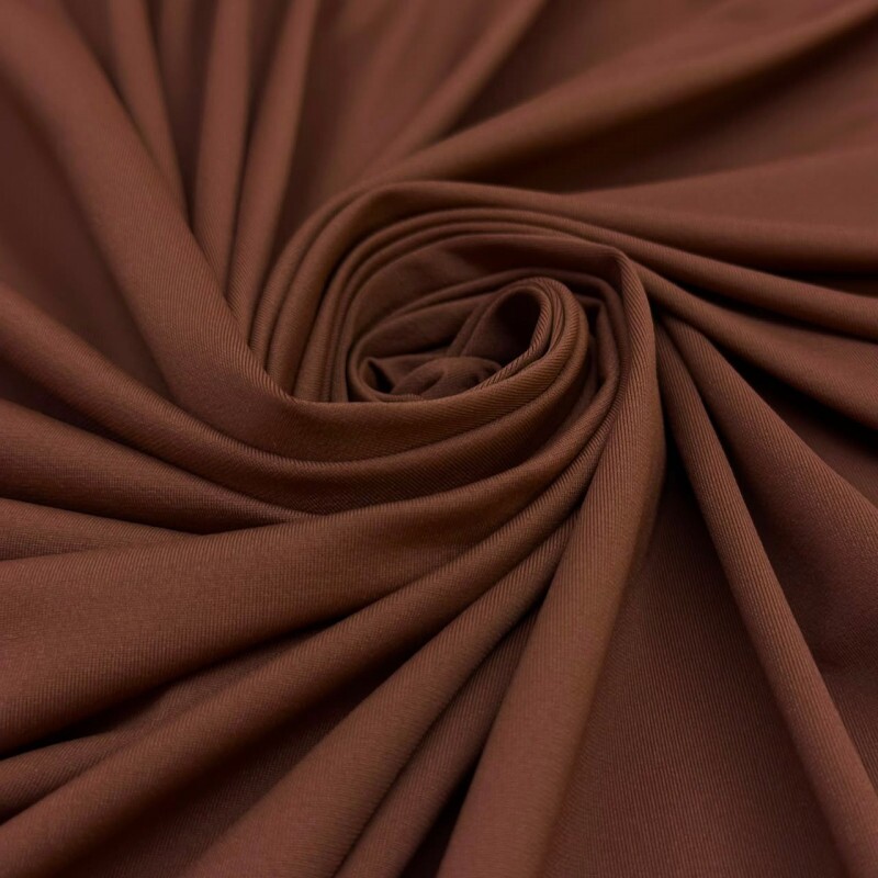 Lycra de Poliamida - Marrom Chocolate 