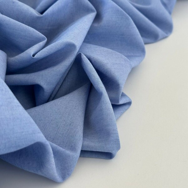 Chambray - Jeans Claro - (Fio Tinto) Chambray - Jeans Claro - (Fio Tinto)