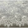 Último Corte - 60cm - Renda Chantilly Francesa com Soutache - Off White Último Corte - 60cm - Renda Chantilly Francesa com Soutache - Off White